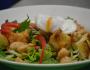 Warm Seafood Salad with poached egg